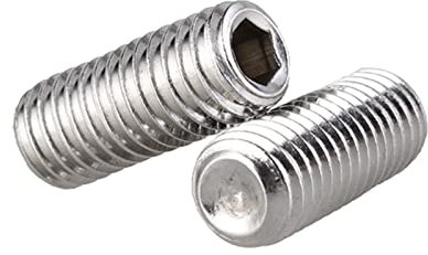ORANXIN M4 x 16mm 30 Piezas Casquillo del zócalo Tornillos de presión Zócalo Hexagonal Tornillo Sin Cabeza Acero inoxidable 304 Perilla Allen