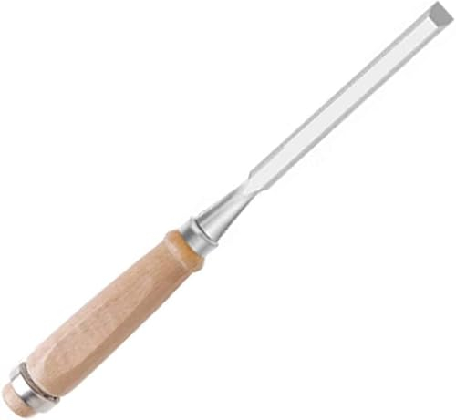 OITTo Juego de Herramientas de Cuchillo de Talla Profesional de cincel de Madera para Mango de Madera de Primera Calidad con Piedras de afilar de gubia de cincel, 8 mm