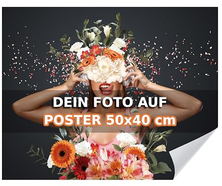 GP TONER Individuelle Poster-Drucke mit Wunschmotiv personalisiertes Foto zum Posterdruck Wandkunst Poster zu Hause Druck viele Größen Personalisierbares Geschenk 50X40cm