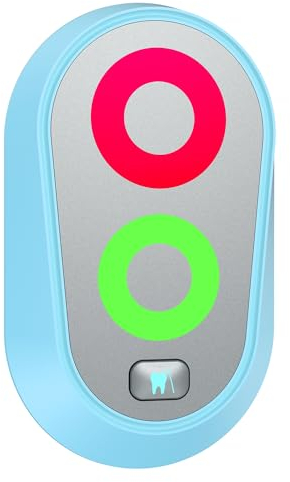 Zähneputzen Timer für Kinder 2-3 Minuten, Lustige Neuheit, Geschenk für Erwachsene, Magnetischer Wasserdichter Timer Mit Farblichtern im Badezimmer, Training Coach (Blau)