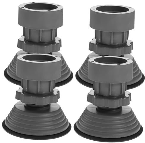Artibetter 4pcs Adjustable Washer Dryer Foot Pads Slip Vibration Mats for Washing Machine Heightening Pad