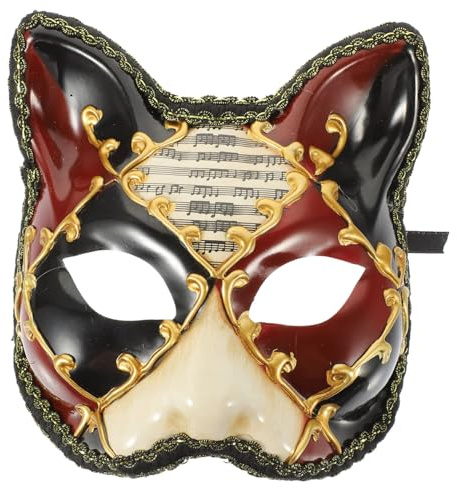 WOONEKY Schicke Maske Halbgesichts-cosplay-maske Für Halloween-karnevalskostümparty