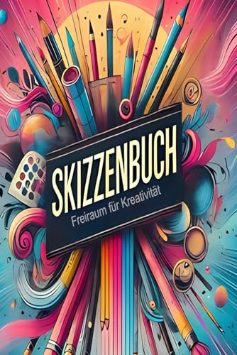 Skizzenbuch A5 blanko |Zeichenbuch 80 Seiten klein und handlich ideal Kinder Erwachsene