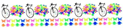 BESPORTBLE 5 Sätze Sprach Kinderzubehör Fahrrad Speichen Fahrradzubehör Für Mädchen Fahrradperlen Für Rad Fahrrad Drahtperlen Fisch-fahrradspeichen Fahrrad Sprach Harz 62 Stück * 5