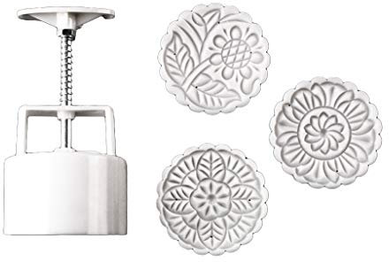 ZHENGCI Form mit 3 Blumenstempeln, Handpresse