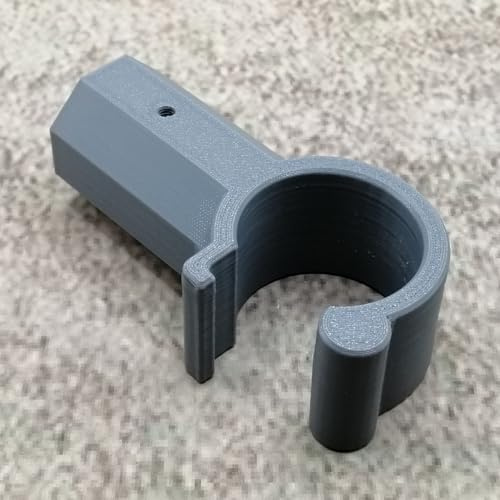 ULEIVA Crochet de rechange pour fenêtre de toit - Gris - Compatible avec tringle télescopique Velux - Pour ouverture de fenêtre et barre de commande - Gris