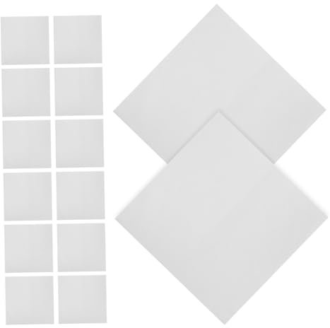 DIYEAH Papel Xuan Chino Blanco Para Caligrafía y Pintura 35x35 Cm 20 Hojas Sin Cuadrícula Papel De Arroz Japonés Para Práctica De Caligrafía Artística y Escritura Tradicional