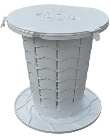 Fierudeng Camping-Toilette – Tragbares Töpfchen für Camping, wasserdicht, leicht, tragbar, Töpfchensitz mit 400 kg Kapazität, Eimer für den Nachttisch