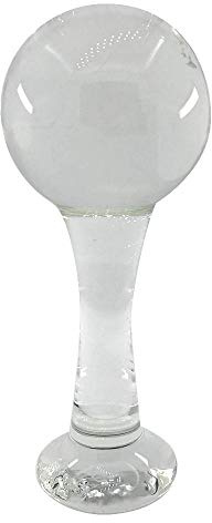 ZJPOJPH Plug anal en verre cristal de type boule, plug anal SM, godemichet d'extension, bâton anal, jouets sexuels for masturbation masculine et féminine(M)