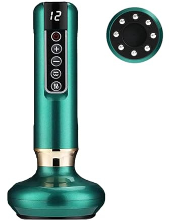 Cellulitsugningsmassager: Justerbar magreducerare, elektrisk fettborttagare | Handhållen konturverktyg med uppvärmningsfunktion, hudlösning för magen