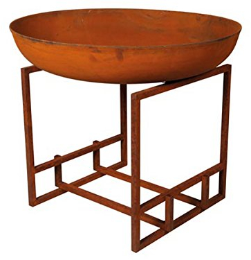 Perel BB640 brandskål diameter 75 cm, rostutseende
