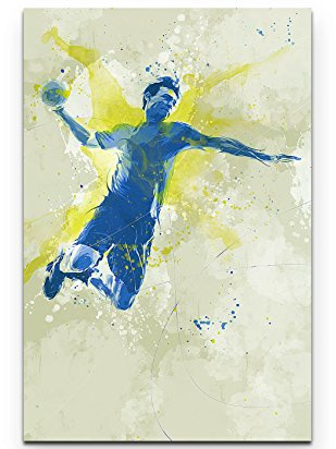 Handball II 90x60cm auf Leinwand gespannt fertig zum aufhängen