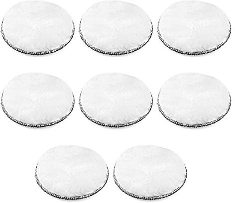 sourcing map 5 Wool Polishing Pad Hook and Loop Buffing Wheel for Orbital Polisher Buffer 8 Pcs