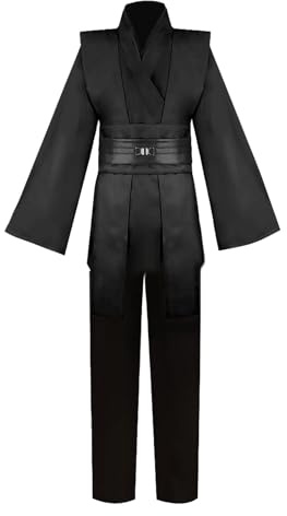 Gothden Costume da cavaliere con cappuccio, set completo per Halloween, cosplay, per adulti, da uomo