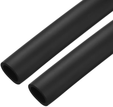 QUARKZMAN 2 Stück 2m/6,6ft Rohrisolierung Schlauch 1 Zoll 25mm ID Schwarz | Schaumstoffschlauch, 35mm OD, Für Griffunterstützung