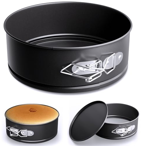 CasaCulina 4 Inch Non-stick Springform Pan Cheesecake Pan, Spring Form Pans for Baking Springform Pans with Removable Bottom Mini Cake Pans Small Cake Mold for Mini Cheesecake Pizza