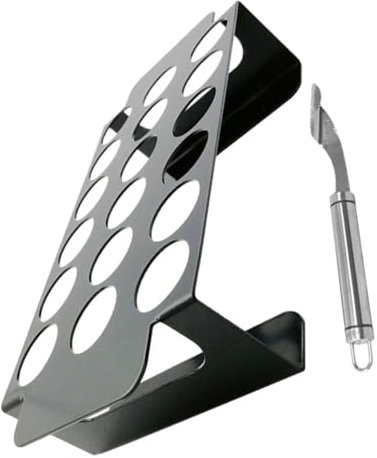 Rejilla para Muslos de Pollo y Pimientos, Acero Inoxidable, 18 Orificios