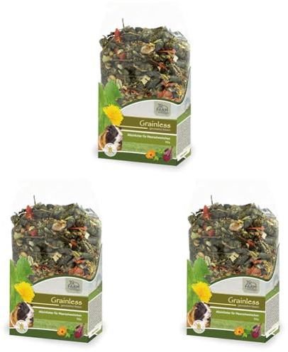 JR Grainless Mix Meerschweinchen 650 g (Packung mit 3)