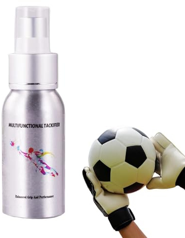 Griffspray für Fußballhandschuhe, Kleber für Torwarthandschuhe, Spray für Torwarthandschuhe, 50 ml, Torwartkleber für alle Sporthandschuhe, Kleber für Po-Handschuhe