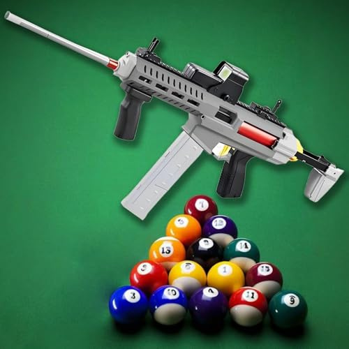 Billardstock-Gewehr, Billardstock mit Repetiermechanismus, mühelose Genauigkeit, langlebige Konstruktion, automatische Billardpistole für Wettkampfspiele