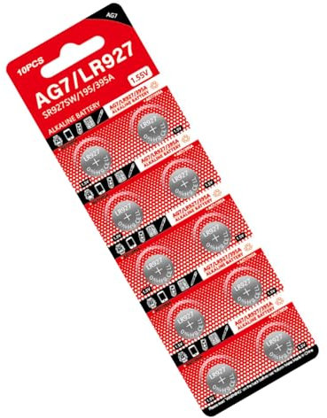 XINGBEI 10pcs LR927 SR927SW 1.55V AG7 399 395 LR57 SR927W SR57 V399 D399 GP399 Bouton Conor Leat Batterie Montre pour MONTR