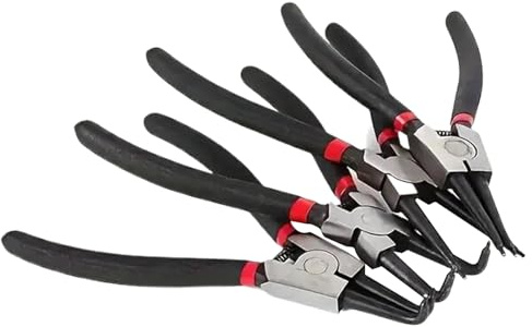 Anillos Elásticos Alicates - Anillos Elásticos Pinzas | Conjunto De Pinzas Para Anillos De Seguridad | Contenedores Criminales Terminal De Barril Abierto No Aislados | Conjunto De Pinzas Para