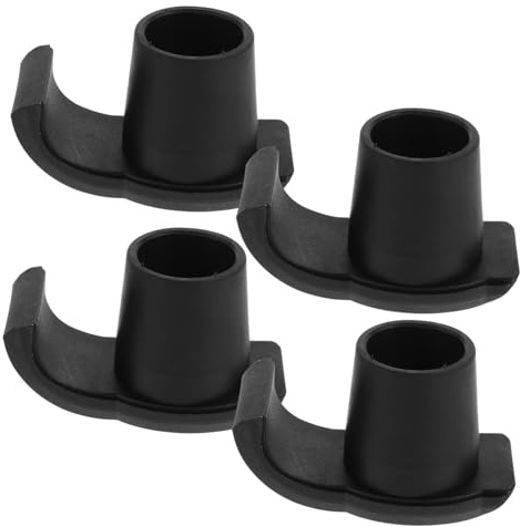 LOLIPPYY 4 Stück Rutschfeste Walker Ski Glides Essenzielle Aufstehhilfe Zubehör für Klappgehwagen Senioren Anti rutsch füße Ersatzpads für Gehwagen Komfortable Unterstützung und