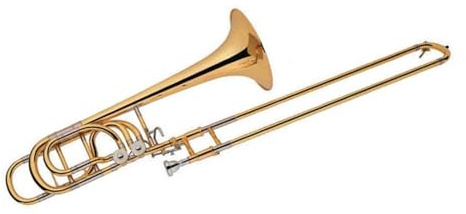 Leichte Posaune Posaune mit goldlackiertem Messingkorpus Anfängerinstrument