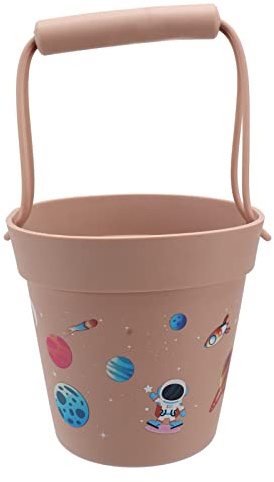CFTGIW Jouets à Neige en Silicone Interaction Parent-Enfant Seaux et Pelles à Neige Extérieurs Imperméables et Sûrs pour Enfants Rose Taille Durable Bavures Glissantes Sûres en Silicone MATÉRIAU en