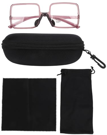 Adfaga Billardbrille, TR90-Rahmen, verstellbares Nasenpolster, breites Feld, leichte Sportbrille für Pool, Snooker, Queue, Sportspieler, Profi- und Amateurgebrauch (Lila)