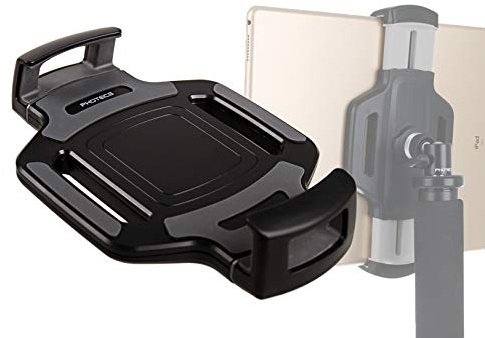Photecs® Tablet-Stativ-Adapter Typ4 mit 1/4 Zoll Gewinde, Universal Halterung Halter f. Tablet-PC 6 bis 14 Zoll (ideal für iPad Pro 12.9), auch für Geräte mit Schutzgehäuse geeignet (TH-06)