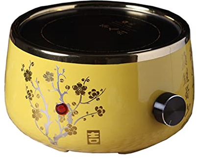 1000 W Cuisinière Électrique Protection Anti-ébullition, Ébullition Rapide Non-rayonnement, Pas de Bruit Plaque a Induction pour Réchaud a Thé, Cuisinière a Eau, Bouilloire en Fer, Bouilloire en Verre