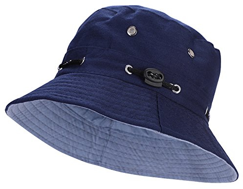 Fischerhut Unisex Buckethut uv shutz Sonnenhut Faltbar Strandhut Baumwolle Freizeithut Herren Sommerhut Breit Krempe Outdoorhut Damen Schlapphut Anglerhut für Wandern Camping Reisen Angeln