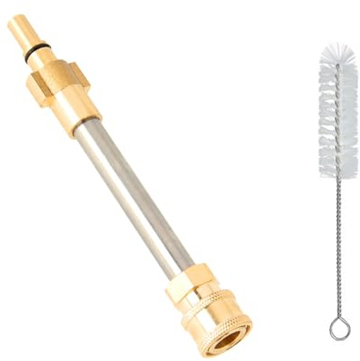GIONAR Pressure Washer Adapter for Bosch AQT, 1/4'' Quick Connect Fitting, Pressure Washer Gun Adaptor, Snow Foam Lance Adapters, Foam Cannon Gun Connection Fittings, Brass Material, with 1 Brush