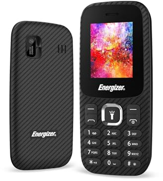 Energizer - Mobile E13-2G – Dual SIM – Negro – Mini SIM – Batería de 1000 mAh – Radio FM, Linterna LED, Tarjeta SD – Sin cargador