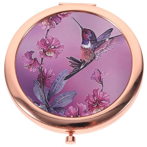 HONMEET Kompaktspiegel Faltbarer Minispiegel Tragbarer Spiegel Für Handtasche Kleiner Kompaktspiegel Für Reisen Make-up-Spiegel Mit Klarem Bild