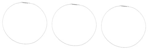 PRETYZOOM 3pcs Replacement Washer Door Seal Clamp Metal Ring Clamp for Drum Washers Easy to Install s