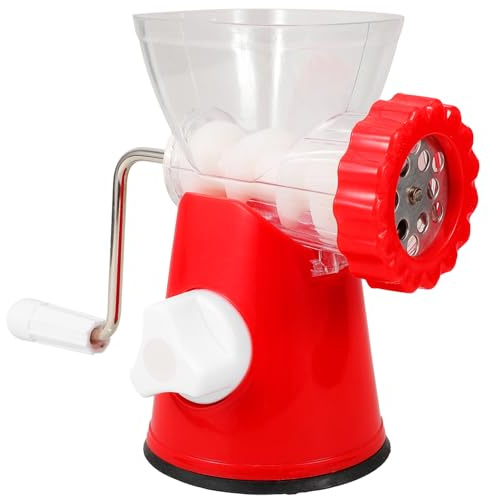 Alipis Manual Meat Fine/coarse Plate Meat Mincer Machine Easy Assembly for Home Commercial