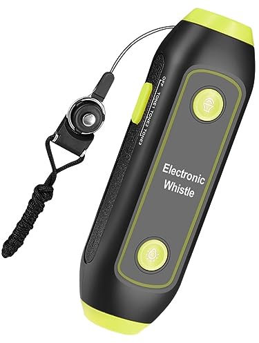 BESPORTBLE Lifeguard Whistle Flashlight Electric Whistle for Coaches Soccer Loud Sound Safety Lanyard