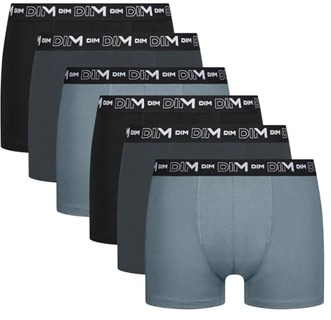 Dim Boxer Coton Stretch Respirant Maintien Optimal Homme x6