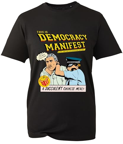 Succulent Chinese Meal Funny This is Democracy Manifest T-Shirt Top T Shirt Shortsleeve Crew Neck World Tshirts