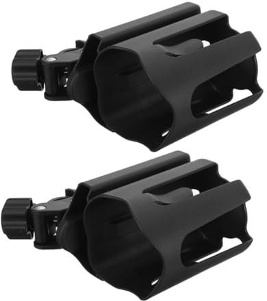 CHICAMPERA 2piezas Portavasos Portavasos Ajustable Para Bicicleta Cochecito Soporte Para Teléfono Móvil Para Personas Mayores Adultos y Bebés Paseos