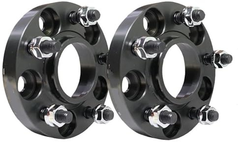 Radschrauben PCD 5x120 CB 72,6 Rad Spacer Adapter Für Land Für Rover Für Defender Für Discovery 5 Für Range Für Rover Sport Für Discovery 3/4 Spurverbreiterungen(Black spacer 20mm)