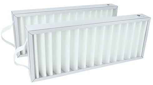 vhbw 2x Kompaktfilter G4 kompatibel mit Pluggit Avent P310 Lüfter | Badlüfter, Ventilator, Lüftungsgerät - Luftfilter