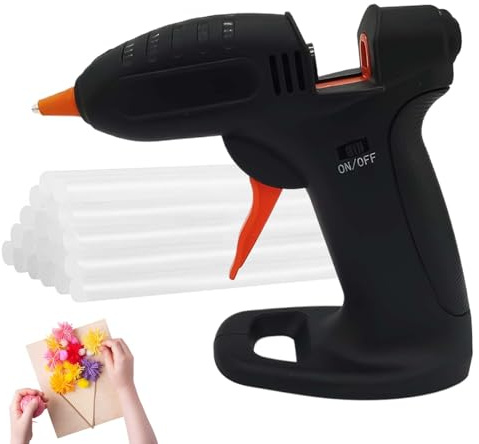 Pistola A Colla Calda - Ricaricabile USB Per Artigianato - Piccola Macchina Per Artigianato Anti-| Per Decorazione, Modellazione, Album, Scuola, Casa, Amatoriale,