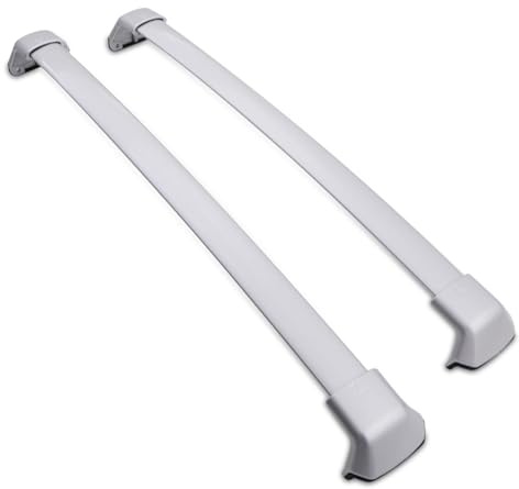 Silver Roof Cross Bars Compatible with Honda CR-V MK4 12-16 Aluminium Rooftop Box Rack Rails Storage Luggage Carrier Bar