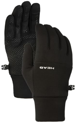 HEAD Men's Sensatec Touchscreen Compatible Running Gloves (X Large)