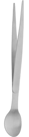 Alasum Leichter und Robuster Probierlöffel aus Edelstahl Kleiner Küchen Geschmackslöffel für Köche Geeignet für Restaurant und Hotel 20,5cm Silber