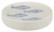 WENKO Porte-savon Aquamarin, coupe à savon pour le rangement du savon à main, en céramique noble en blanc mat avec un décor maritime bleu, dessins réalisés à la main, Ø 10 x 3 cm