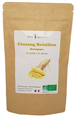 Ginseng Brésilien Bio - 120 gélules de 400 mg